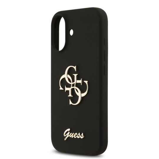 Apple iPhone 17 Kılıf Guess Orjinal Lisanslı Grained Yazı Logolu Kapak - 10