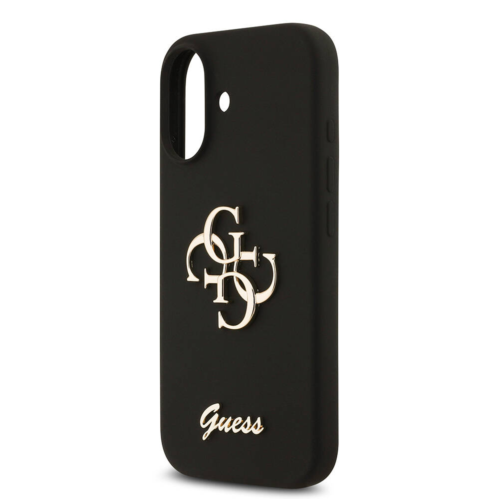 Apple iPhone 17 Kılıf Guess Orjinal Lisanslı Grained Yazı Logolu Kapak - 10