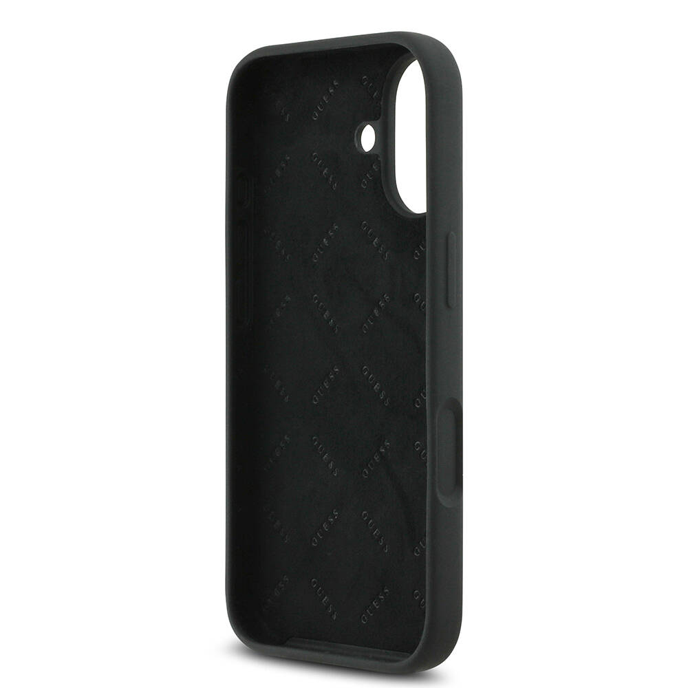 Apple iPhone 17 Kılıf Guess Orjinal Lisanslı Grained Yazı Logolu Kapak - 11