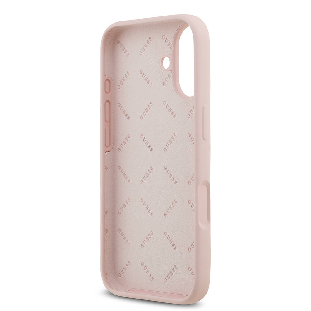 Apple iPhone 17 Kılıf Guess Orjinal Lisanslı Grained Yazı Logolu Kapak - 18