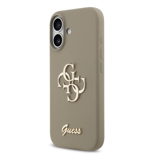 Apple iPhone 17 Kılıf Guess Orjinal Lisanslı Grained Yazı Logolu Kapak - 20