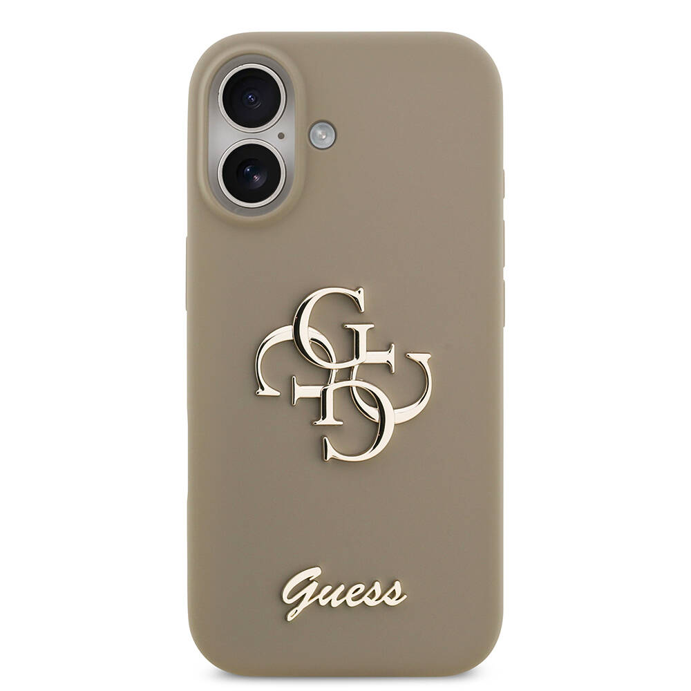 Apple iPhone 17 Kılıf Guess Orjinal Lisanslı Grained Yazı Logolu Kapak - 21