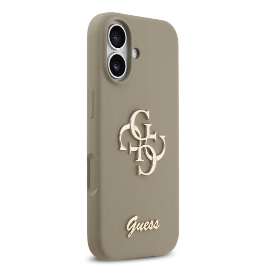Apple iPhone 17 Kılıf Guess Orjinal Lisanslı Grained Yazı Logolu Kapak - 22