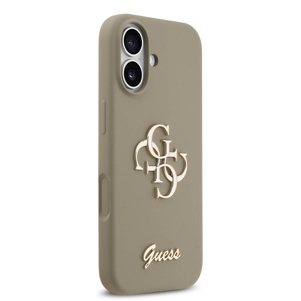Apple iPhone 17 Kılıf Guess Orjinal Lisanslı Grained Yazı Logolu Kapak - 22