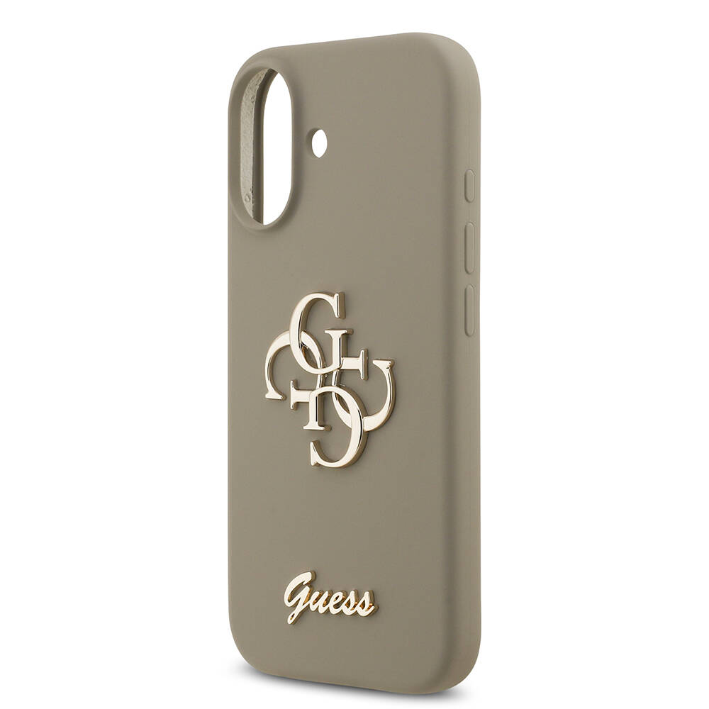 Apple iPhone 17 Kılıf Guess Orjinal Lisanslı Grained Yazı Logolu Kapak - 24