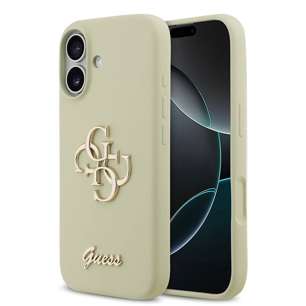 Apple iPhone 17 Kılıf Guess Orjinal Lisanslı Grained Yazı Logolu Kapak - 2