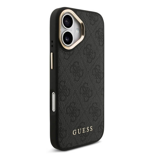Apple iPhone 17 Kılıf Guess Orjinal Lisanslı M-safe Şarj Özellikli Askılı ve 4G Logo Kartlıklı Kapak - 6