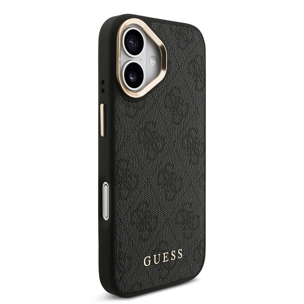 Apple iPhone 17 Kılıf Guess Orjinal Lisanslı M-safe Şarj Özellikli Askılı ve 4G Logo Kartlıklı Kapak - 6