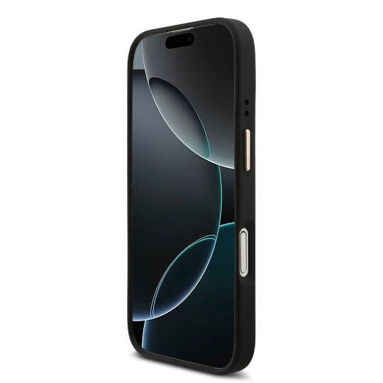 Apple iPhone 17 Kılıf Guess Orjinal Lisanslı M-safe Şarj Özellikli Askılı ve 4G Logo Kartlıklı Kapak - 7