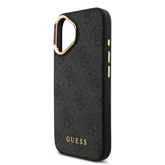 Apple iPhone 17 Kılıf Guess Orjinal Lisanslı M-safe Şarj Özellikli Askılı ve 4G Logo Kartlıklı Kapak - 8