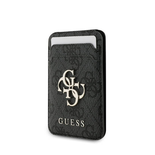 Apple iPhone 17 Kılıf Guess Orjinal Lisanslı M-safe Şarj Özellikli Askılı ve 4G Logo Kartlıklı Kapak - 11