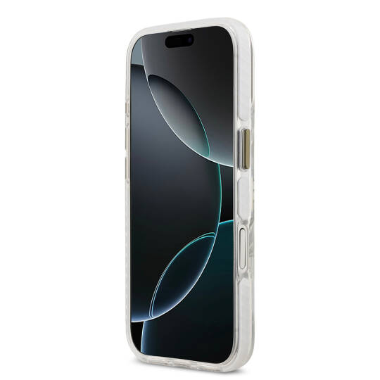 Apple iPhone 17 Kılıf Lacoste Orjinal Lisanslı M-safe Şarj Özellikli Gold Timsah Logolu Buzlu Kapak - 22