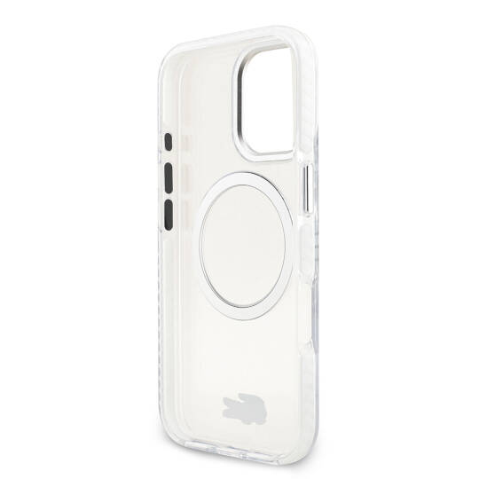 Apple iPhone 17 Kılıf Lacoste Orjinal Lisanslı M-safe Şarj Özellikli İkonik Timsah Logolu Buzlu Kapak - 10