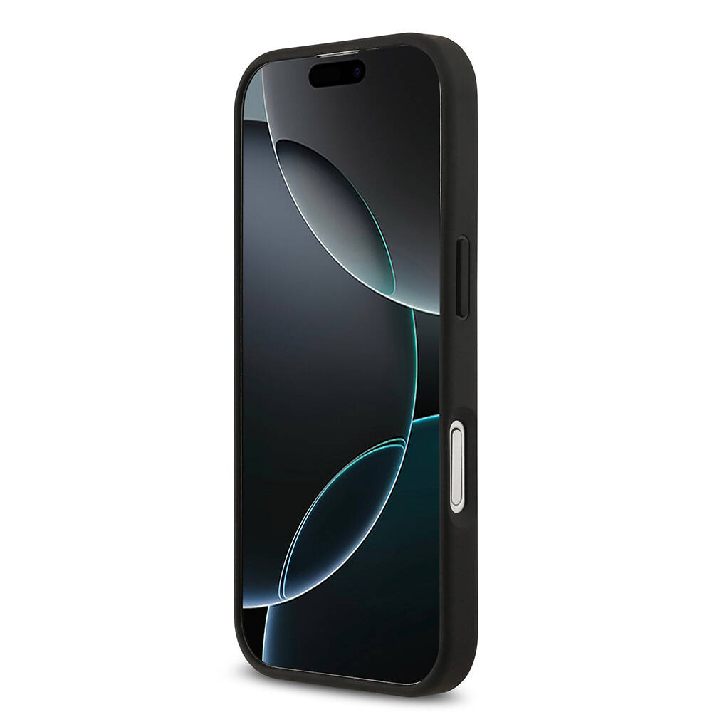 Apple iPhone 17 Kılıf Lacoste Orjinal Lisanslı M-safe Şarj Özellikli PU Deri Tasarımlı Metal Logolu Kapak - 5
