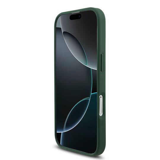 Apple iPhone 17 Kılıf Lacoste Orjinal Lisanslı M-safe Şarj Özellikli PU Deri Tasarımlı Metal Logolu Kapak - 14