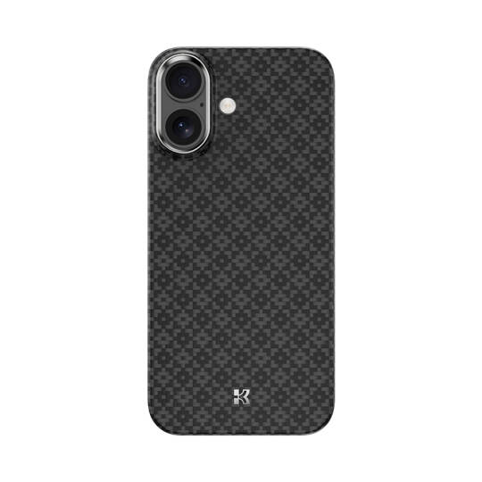 Apple iPhone 17 Kılıf M-Safe Şarj Özellikli Benks ArmorAir ArmorGrid Serisi Kevlar Karbon Kapak - 4