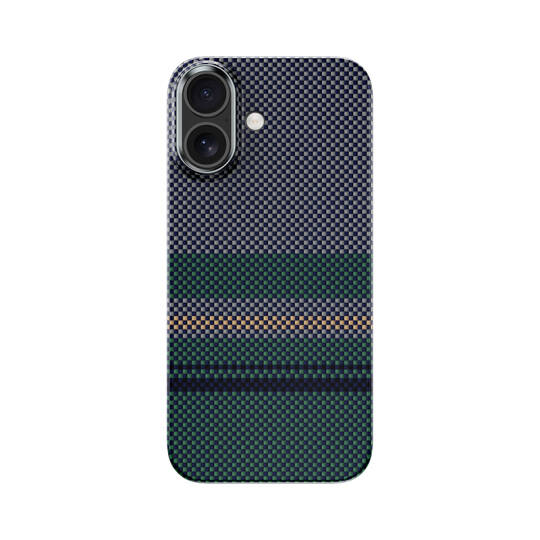 Apple iPhone 17 Kılıf M-safe Şarj Özellikli Karbon Fiber Tasarımlı Benks Aurora ArmorAir Kevlar Kapak - 2