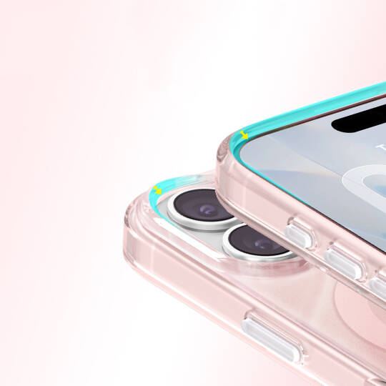 Apple iPhone 17 Kılıf M-Safe Şarj Özellikli Orjinal Swarovski Taşlı Zore Paris Rovix Sert PC Kapak - 15