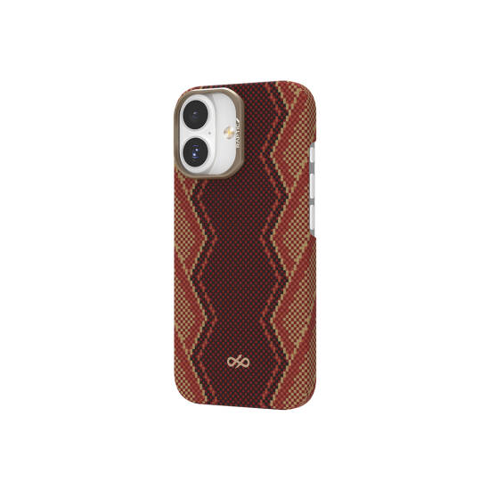Apple iPhone 17 Kılıf M-safe Şarj Özellikli Raptic Aramid Skin Bionic Serisi Karbon Kapak - 5