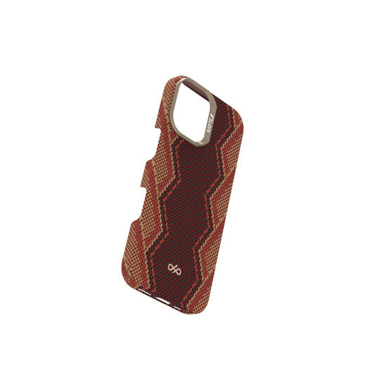 Apple iPhone 17 Kılıf M-safe Şarj Özellikli Raptic Aramid Skin Bionic Serisi Karbon Kapak - 7