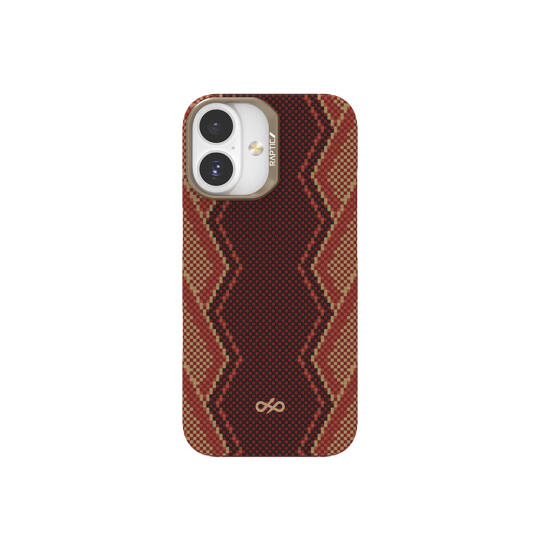 Apple iPhone 17 Kılıf M-safe Şarj Özellikli Raptic Aramid Skin Bionic Serisi Karbon Kapak