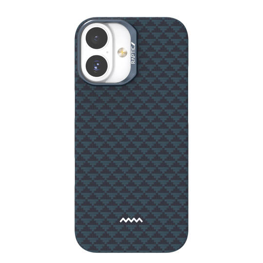 Apple iPhone 17 Kılıf M-safe Şarj Özellikli Raptic Aramid Skin Origin Serisi Karbon Kapak - 2