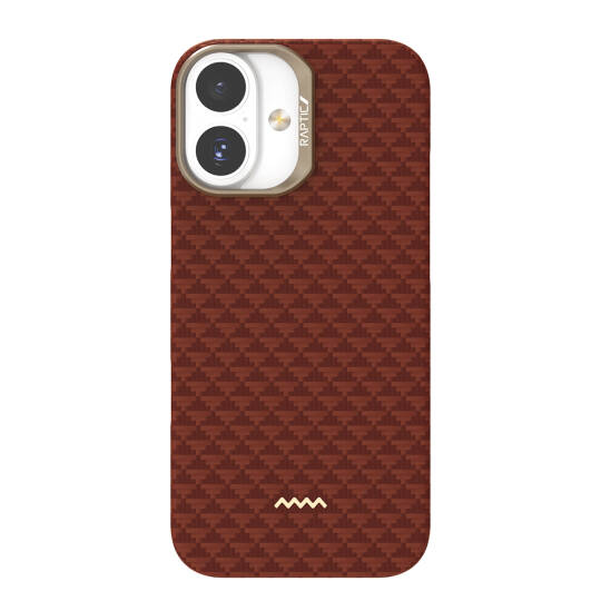 Apple iPhone 17 Kılıf M-safe Şarj Özellikli Raptic Aramid Skin Origin Serisi Karbon Kapak - 1
