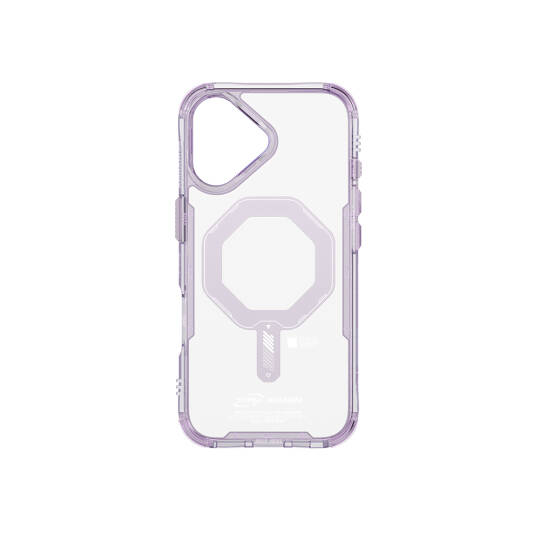 Apple iPhone 17 Kılıf M-safe Şarj Özellikli Şeffaf Airbag Tasarımlı Skinarma Saido Mag-Charge Kapak - 8