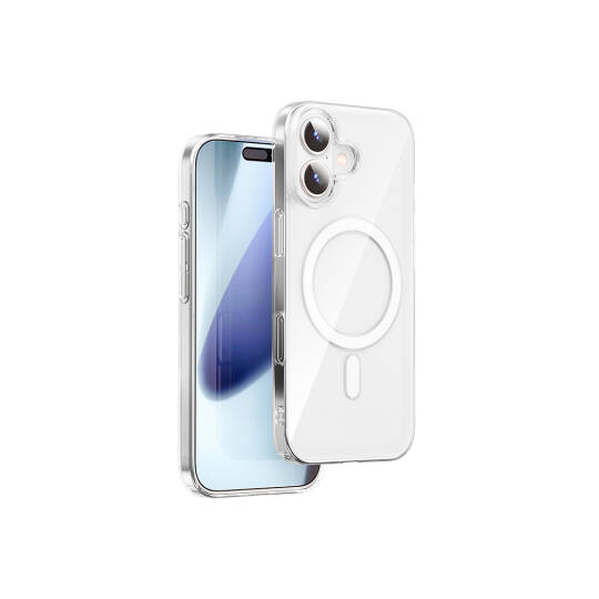 Apple iPhone 17 Kılıf M-safe Şarj Özellikli Wiwu YXK-207 Invisible Pro Sert PC Kapak - 2