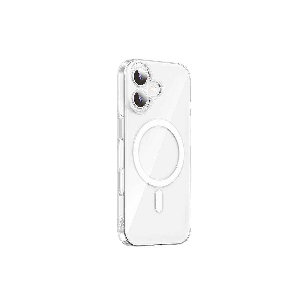 Apple iPhone 17 Kılıf M-safe Şarj Özellikli Wiwu YXK-207 Invisible Pro Sert PC Kapak - 4