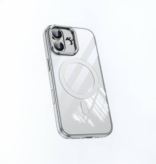 Apple iPhone 17 Kılıf M-safe Şarj Özellikli Wlons Standlı Efsane Kapak - 6