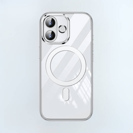 Apple iPhone 17 Kılıf M-safe Şarj Özellikli Wlons Standlı Efsane Kapak - 7