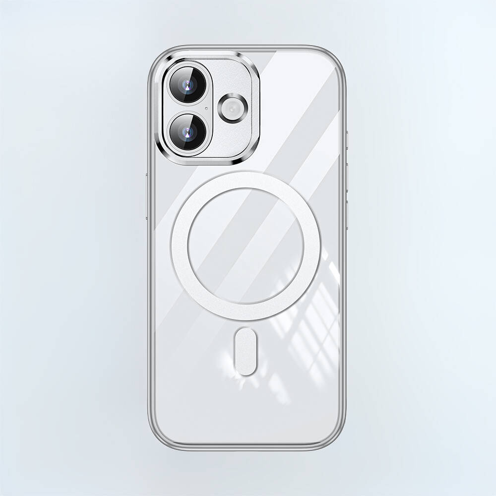 Apple iPhone 17 Kılıf M-safe Şarj Özellikli Wlons Standlı Efsane Kapak - 7
