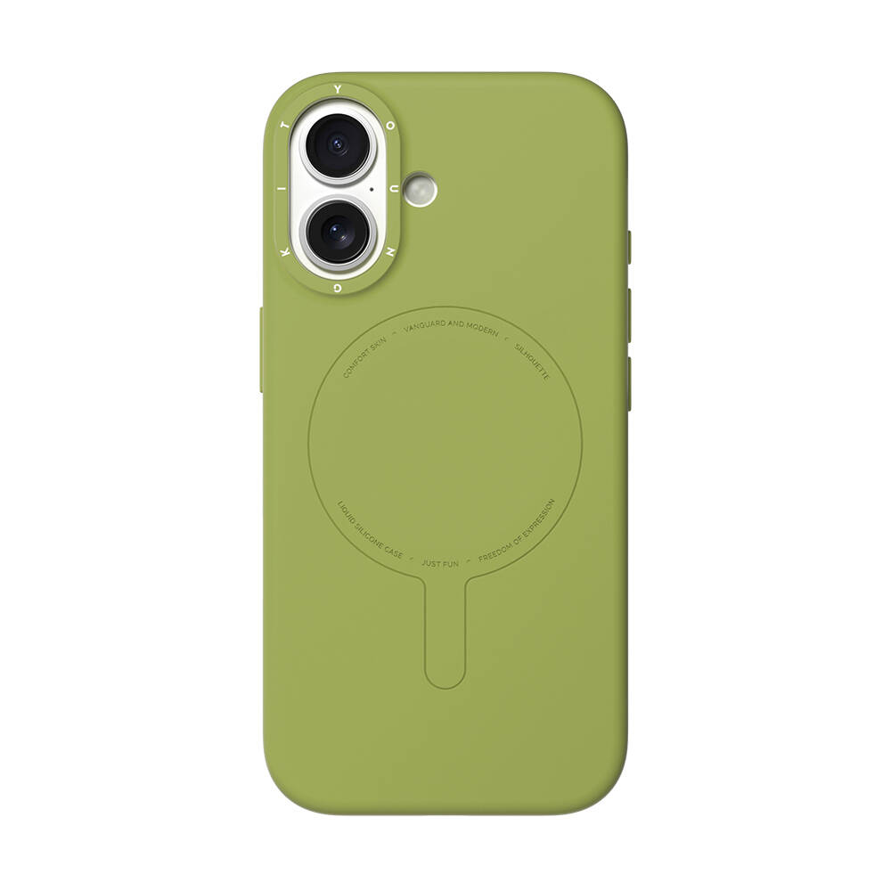 Apple iPhone 17 Kılıf M-Safe Şarj Özellikli Youngkit Morandi Serisi Kapak - 3