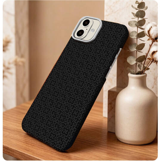 Apple iPhone 17 Kılıf M-Safe Şarj Özellikli Zore Paris Vax Sert PC Kapak - 6