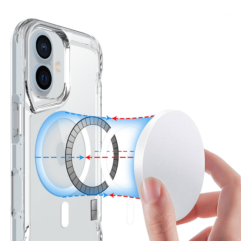 Apple iPhone 17 Kılıf Zore M-safe Şarj Özellikli T-Max M-safe Kapak - 9