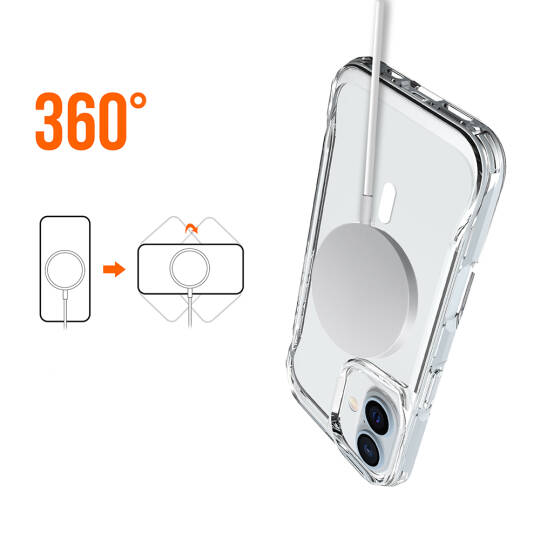 Apple iPhone 17 Kılıf Zore M-safe Şarj Özellikli T-Max M-safe Kapak - 10