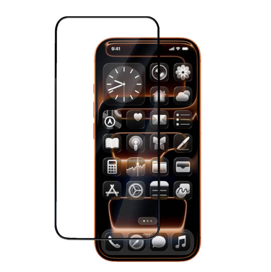 Apple iPhone 17 Mohseven Pure Safir Coating HD 3D Glue Temperli Cam Ekran Koruyucu - 4