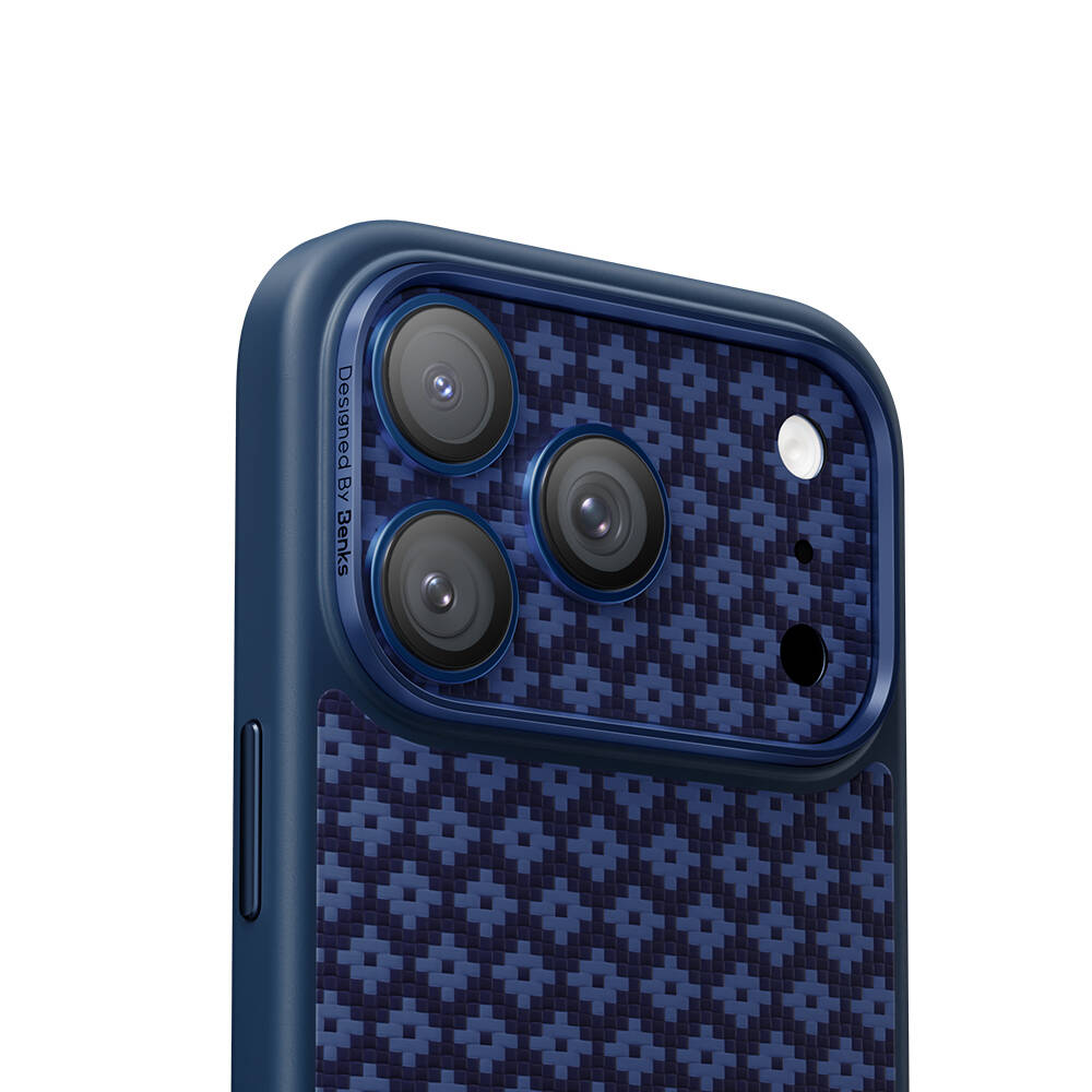 Apple iPhone 17 Pro Benks ArmorWarrior ArmorGrid Serisi Kevlar Kamera Lens Koruyucu - 13