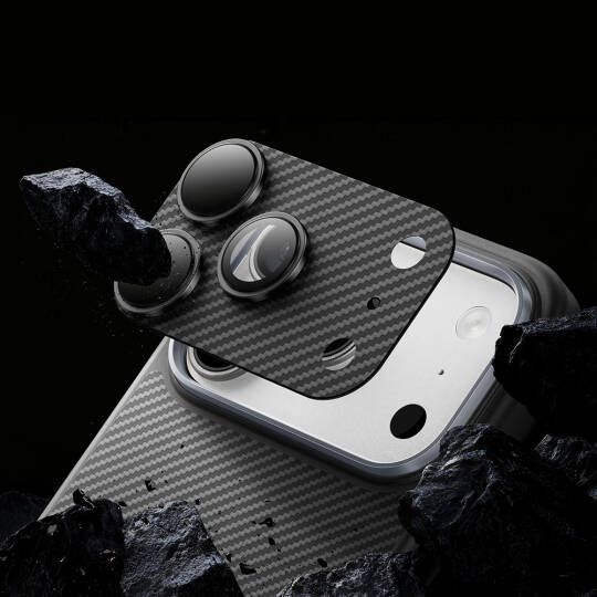 Apple iPhone 17 Pro Benks ArmorWarrior Serisi 600D Kevlar Kamera Lens Koruyucu - 10