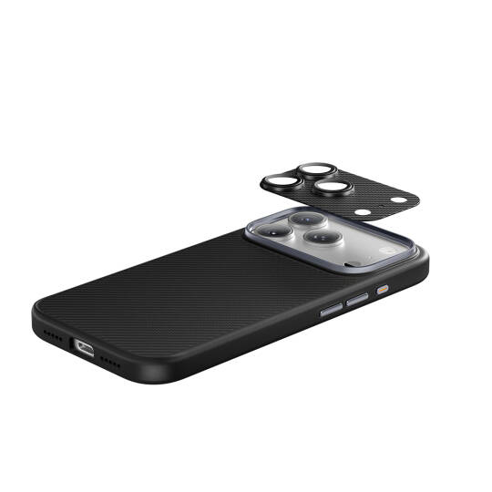 Apple iPhone 17 Pro Benks ArmorWarrior Serisi 600D Kevlar Kamera Lens Koruyucu - 12