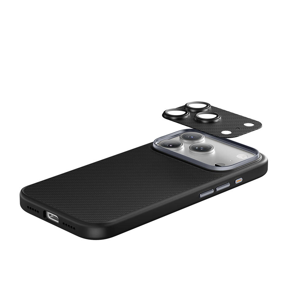 Apple iPhone 17 Pro Benks ArmorWarrior Serisi 600D Kevlar Kamera Lens Koruyucu - 12