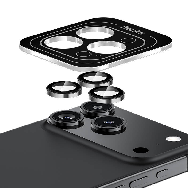 Apple iPhone 17 Pro Benks DR Safir Kamera Lens Koruyucu - 7
