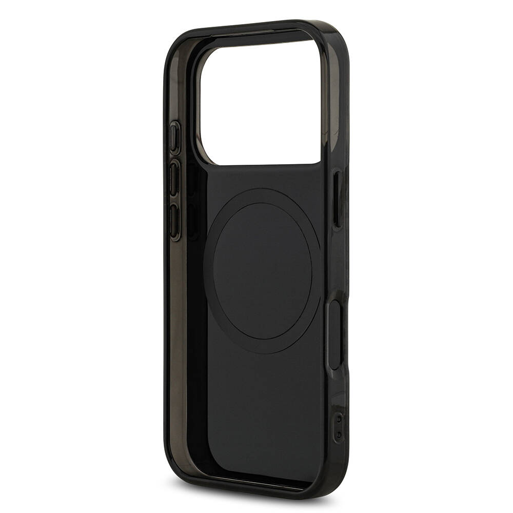 Apple iPhone 17 Pro Kılıf AMG Orjinal Lisanslı M-safe Şarj Özellikli Çift Katmanlı Kırmızı Çapraz Çizgili Kapak - 8