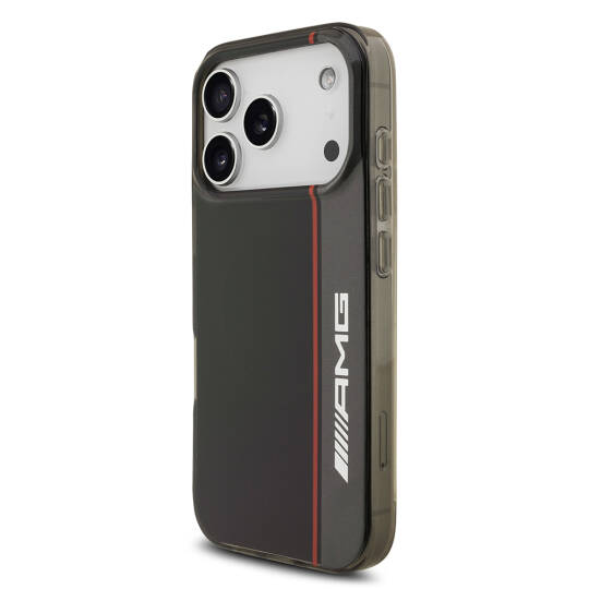 Apple iPhone 17 Pro Kılıf AMG Orjinal Lisanslı M-safe Şarj Özellikli IML Baskı Logolu Çift Katmanlı Bow Lines Kapak - 3