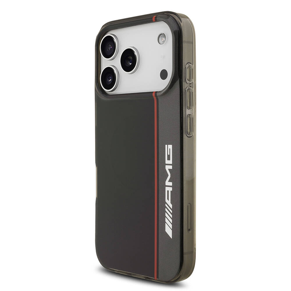 Apple iPhone 17 Pro Kılıf AMG Orjinal Lisanslı M-safe Şarj Özellikli IML Baskı Logolu Çift Katmanlı Bow Lines Kapak - 3