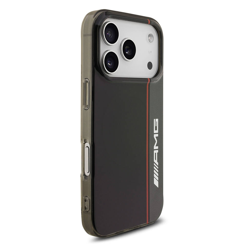 Apple iPhone 17 Pro Kılıf AMG Orjinal Lisanslı M-safe Şarj Özellikli IML Baskı Logolu Çift Katmanlı Bow Lines Kapak - 5