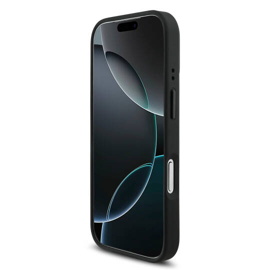 Apple iPhone 17 Pro Kılıf BMW Orjinal Lisanslı M-safe Şarj Özellikli M Logolu Üç Şeritli Delikli Deri Kapak - 7