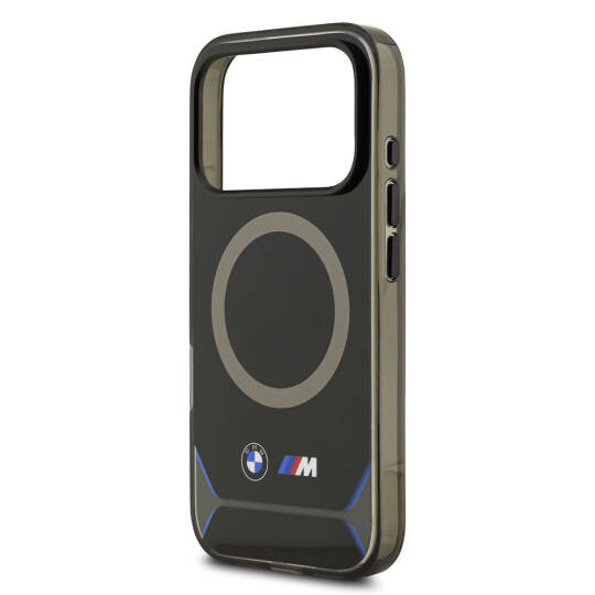 Apple iPhone 17 Pro Kılıf BMW Orjinal Lisanslı M-safe Şarj Özellikli Metal Buton Tasarımlı IML Baskılı M Dizayn Kapak - 7