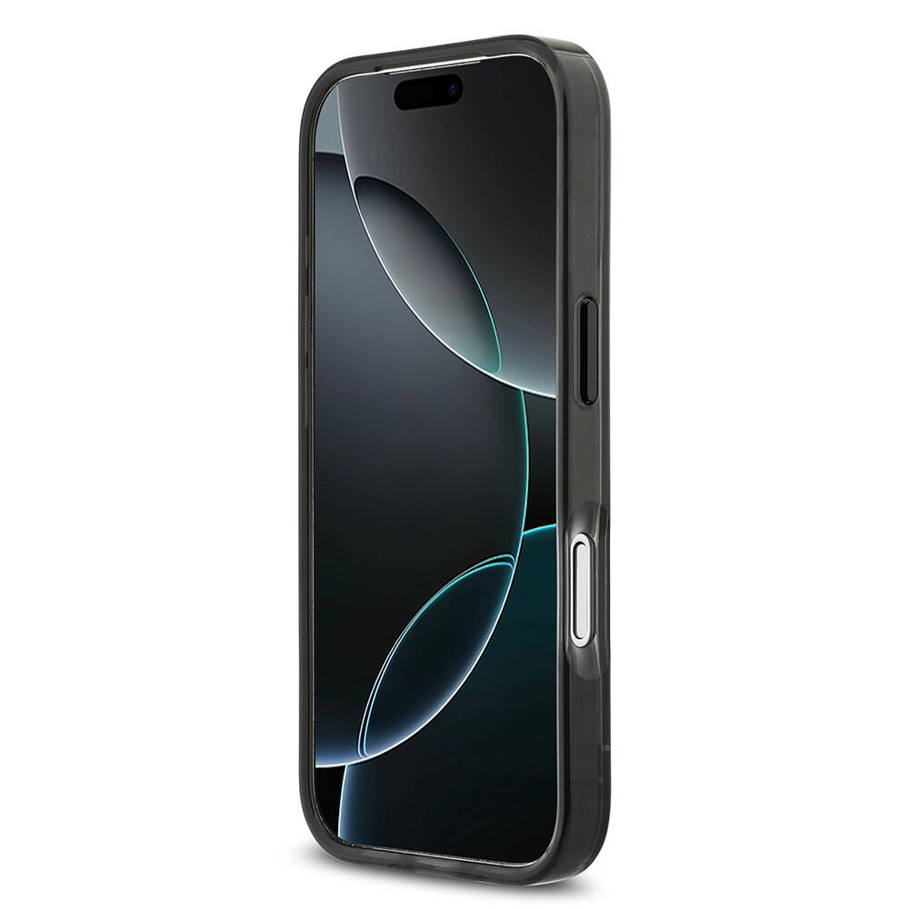 Apple iPhone 17 Pro Kılıf BMW Orjinal Lisanslı M-safe Şarj Özellikli Metal Buton Tasarımlı Tranparan M Dizayn Kapak - 5